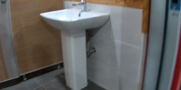 누수탐지 -자동 세차장 화장실